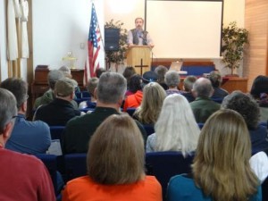Reverend Glenn Pine gave invocation and opening remarks