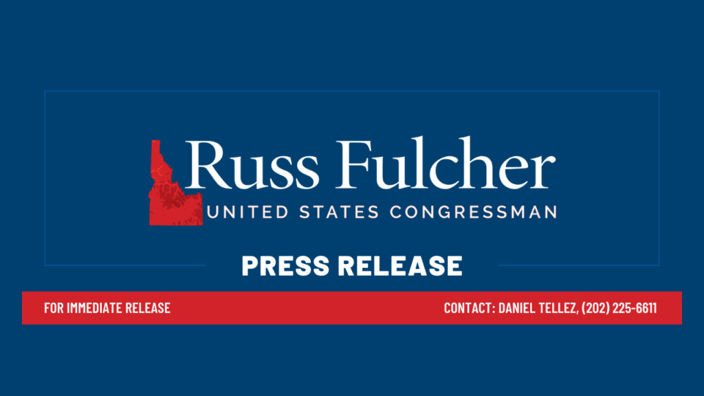 Congressman Fulcher Introduces Bill to Expand Rural Broadband Access