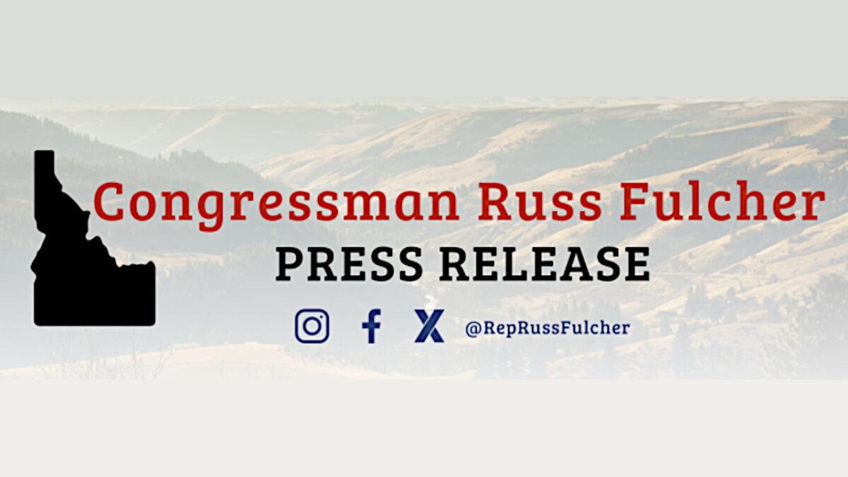 Congressman Russ Fulcher’s Statement on The Spending Package Vote